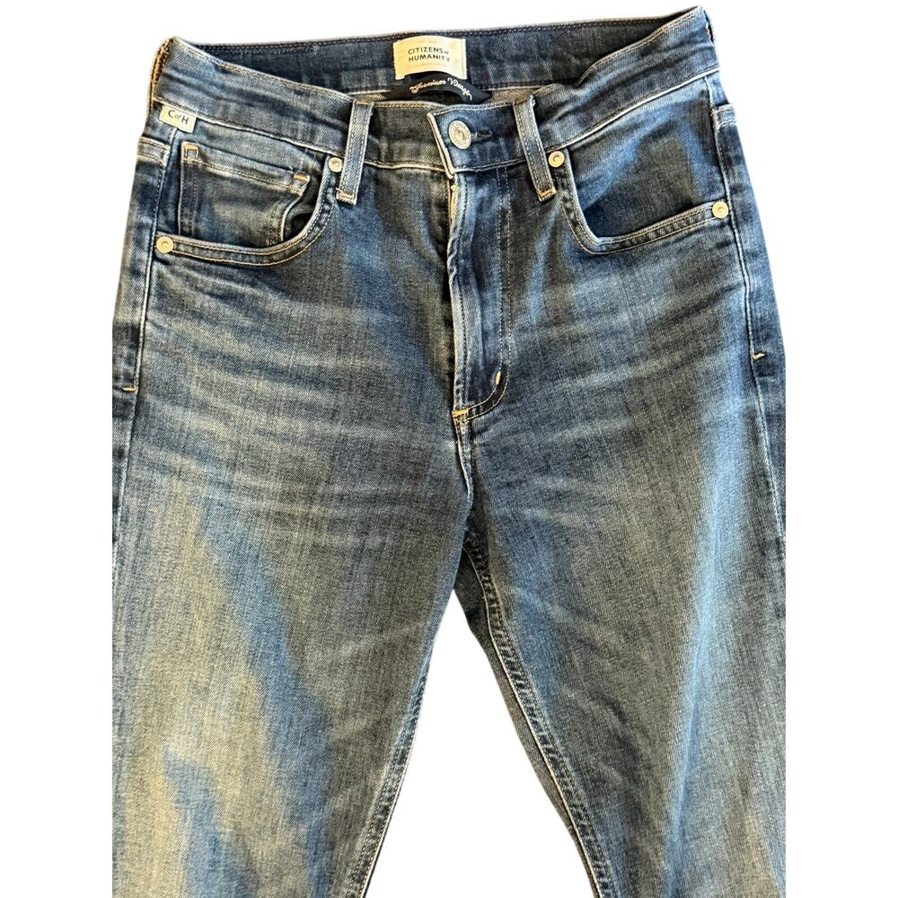 Citizens of Humanity Sloane Slim Straight Jeans Size 25 Premium Vintage Medium - Picture 2 of 13
